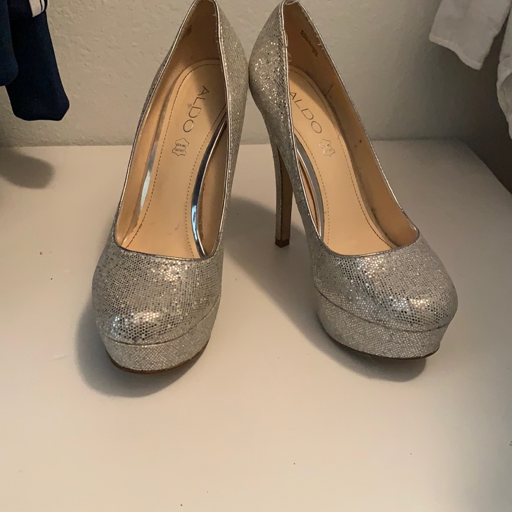 Sparkly high heels